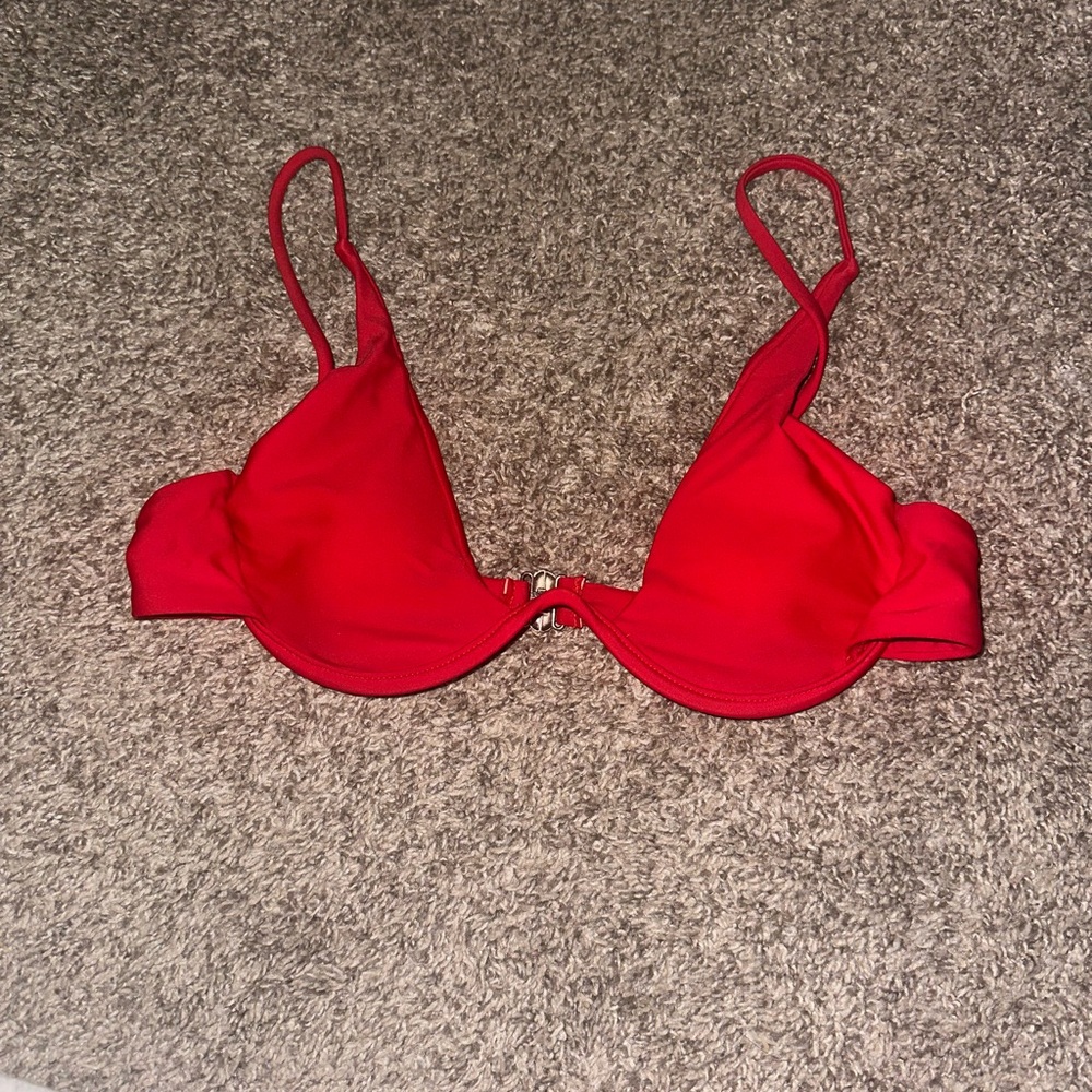 Red Underwire bikini top